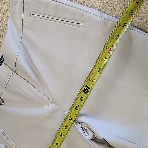 Bone White Kate Bi Stretch Cropped Dress Pants Size 6 - Picture 11 of 16